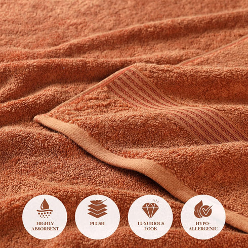 3-Piece Set, 1 1 1 Superior Egyptian Cotton Towel Assorted Towels for Home Bathroom, Master Bath, Decor Essentials