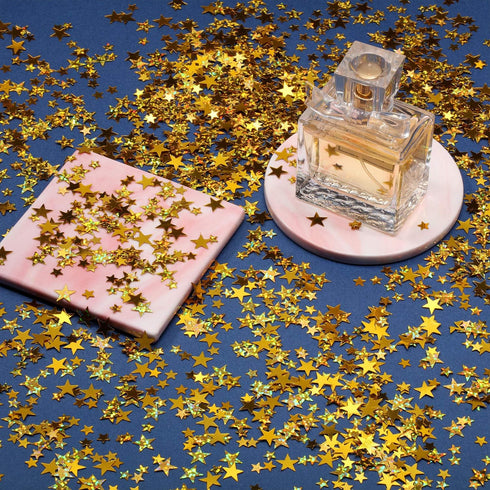 Hestya 60g Star Confetti Glitter Table Confetti - Metallic Foil Stars for Party Wedding Festival Decorations (Glitter