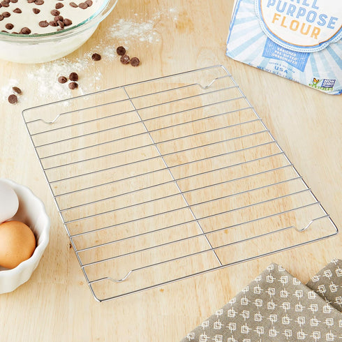 Fox Run Chrome Square Cooling Rack, 10-Inch