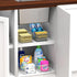 Simple Houseware Clear Storage Bins Organizer for Freezer/Fridge/Pantry, 12'' x 6.2'' x 3.4'', 4 Packs