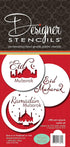 Eid Mubarak Cookie Stencil Set by Designer Stencils