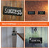 Chalkboard Hanging Signs - Erasable Wood Rectangle Small Vintage Rustic Blackboard for Wedding, Bar, Restaurant,