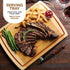 Extra-Large 18 Inch Cutting Board - Bamboo Wood with Deep Juice Groove - Charcuterie & Chopping Butcher Block for Meat