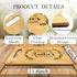Auntie Gifts Bamboo Cutting Board, Everything Is Better In Auntie's Kitchen Decor, Perfect for Aunt Birthday
