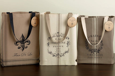 DII Printed Shopping Canvas Bags