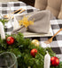 DII Classic Farmhouse Buffalo Check Tablecloth, 60x84, Black & White