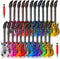 24 Pcs Inflatable Guitars for Parties Bulk Blow Rock Star Guitar Set