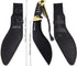 WEYLAND Kukri Machete Knife - Tactical MOLLE Sheath, Fixed Full Tang Steel Blade for Camping, Gardening, Yard Work