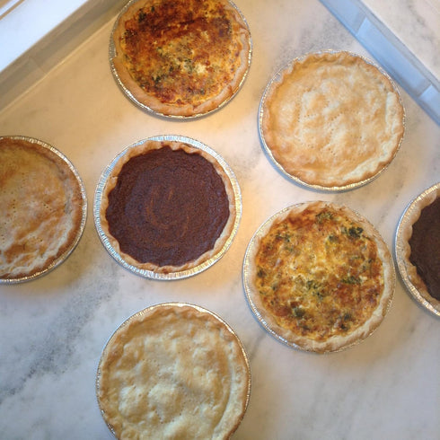 KitchenDance Disposable Aluminum Foil Mini Pie Pan, 6 Inches Round, Pack of 50
