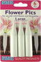 Large Flower Pics by PME, Pack of 6