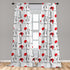Ambesonne East Curtains, Japanese Geisha Girl with Traditional Kimono Illustration, 2 Panel Set for Living Room, 28" x