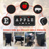 Wood Pellets for Smoker Magnet Labels, Metal Material, Frosted Design, Perfect Match with Smoker, 9 Pack