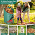 VICAMB 2 Pack 60 Gallon Leaf Collector,Collapsible Lawn & Leaf Bag,Heavy Leaves Pick up Tool Reusable Yard Waste