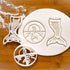 Set of 2 Mermaid Cookie Cutters, Designs: Sunset and Tail, 2 Pieces - Bakerlogy
