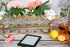 6 Beautiful Glass Flower Vase with Wooden Plant Stand & Bud Vases, Decorative Glass Bottles for Home Dcor, Dining Table
