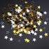Metallic Multi-Colored Star Confetti - 10mm, Silver, Black, Gold, 30g