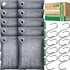 Activated Charcoal Odor Absorber, Large 10 Pack with Hooks, Bamboo Charcoal Air Purifying Bags for Home, Car, Closet