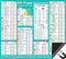 Air Fryer Accessories Cooking Times Cheat Sheet - Kitchen Conversion Chart Fridge Magnet Guide 9”x10”