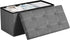 30 Inches 21 660 lb, ULSF001G01 SONGMICS Mazie Collection - Ottoman Storage Bench, Gal. Folding Chest with Breathable