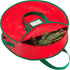 Handy Laundry Christmas Wreath Storage Bag - Durable Tarp Material, Zipper, Pest Protection, 24"