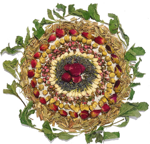8 Set Dried Flowers and Herbs Accessories Decorations Bags Dry Flowers Essential Supplies Rose Buds Lavender Chamomile