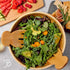 Totally Bamboo Salad Hands, Bamboo Serving Utensils for Tossing & Serving
