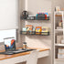 PUSDON Wall Mount Hanging Storage Baskets Organizer, Metal Wire Bin Rack for Kitchen, Bathroom, Shower, Spice Shelf,