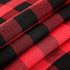 B-COOL Buffalo Plaid Table Runner, Black Red Checked Table Runner 2 Packs (13x108 Inch) for Christmas Holiday