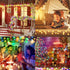 16.5ft 50LED OMIKA Christmas String Lights Battery Operated with Remote Warm White Multicolor Fairy Light Indoor