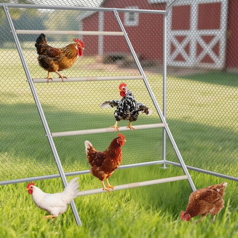 Chicken Perch Roosting Bars for Coop Farm Chicken Toys Roost Ladder for