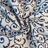 Flower,23.663 Inch) Coffee Table Cloth Rustic Style Living Room Center End Table Cover with Pocket, Cotton Linen