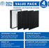 Fette Filter - Premium Air Purifier Replacement Filter Set, Compatible with Levoit LV-H126 Air Purifier (1 Hepa 3 Carbon)