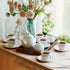 Set 4 (8oz), (32oz), Set BTaT Royal Tea - Porcelain Tea Cups Pot Creamer & Sugar