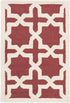 SAFAVIEH Cambridge Collection 2' x 3' Rust / Ivory CAM125L Handmade Moroccan