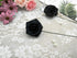 Artificial Flowers - 50PCS Real Looking Black Fake Roses with Stem for DIY Wedding Bouquets, Home Decorations