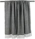 DII Arrowhead Woven Throw - 50x60 with 3" Fringe, Black, 1 Piece