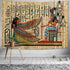 FEASRT Egyptian Gods Tapestry, Ancient Hieroglyphic Wall Hanging for Home Bedroom Living Room Decor, 80x60 Inches
