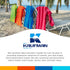 29" 58" 100% (4 Pack) Kaufman - Soft Oversized Beach Towels in Bulk | x Velour Striped Towel | Absorbent, Quick-Drying
