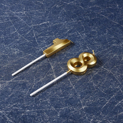 Gold Number 18 Cake Topper for 18th Birthday Decorations Party