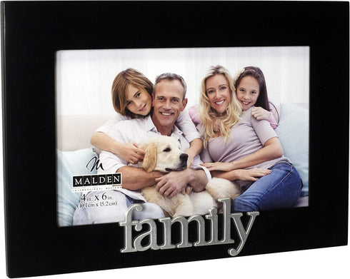 Malden International Designs Black Family Expressions Picture Frame - 4x6
