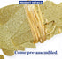 Stay Golden Glitter Gold Banner for Golden Birthday Party Decorations