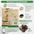 Pack 1G 850 Packet, Organo Republic Carrot Royal Chantenay Seeds - Over of Non-GMO Heirloom Carrot Seeds for Planting