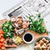 Culinary Ruler Acrylic Cutting Reference Template, Cooking Measurement Tool for Food with Weight Temperature Chart