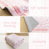 REBBORUG 4x6 Pink Rug for Office Under Desk Rolling Chairs - Small Classroom Rug Reading Corner,Washable Bow Floral