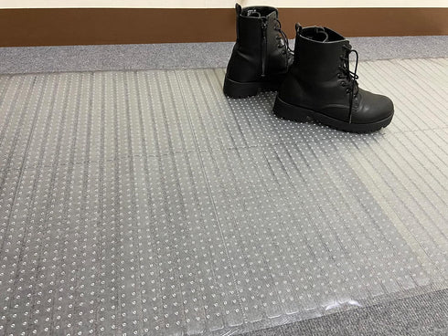 Ottomanson Waterproof Non-Slip Clear Runner Rug - Customizable Floor Protector for Entryway, 2'2" x 5'