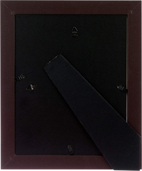 Kiera Grace Classic Langford Wooden Picture Frame, Dark Brown, 8" x 10"