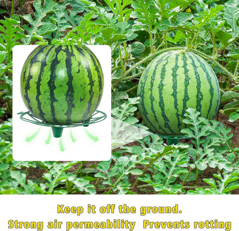 (10, Plant Melon Supports Cages Cradles Trellis for Watermelon, Cantaloupe, Pumpkins, Strawberries Avoid Ground Rot
