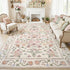 Maxsoft Large Area Rugs for Living Room Bedroom, 5x7 Washable Floral Area