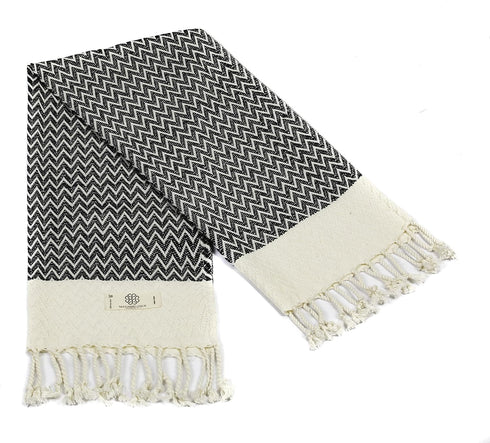 Madamelique Exclusive Hand Towels Set of 2, 18 x 40 Inches Decorative Bathroom Peshtemal Towel for Various Uses