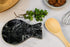 Radicaln Marble Spoon Rest Black Spatula Fork Ladle Handmade Utensil Rest Keeper - Cooking Spoon Organizer - Stove Top Chef Kitchen Tool Spoon Holder